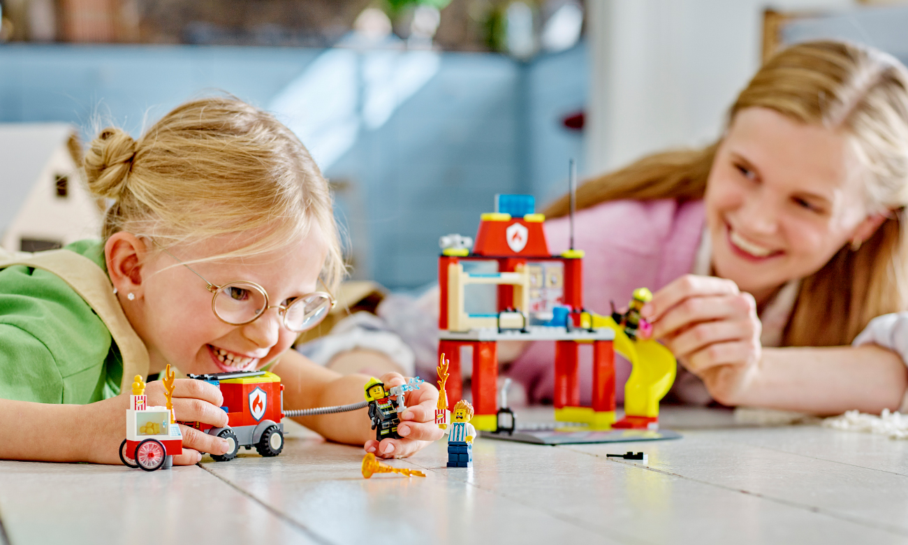 zestaw klocków lego city straż pożarna