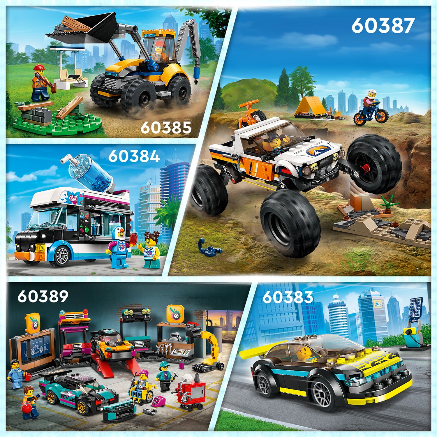 LEGO City 60387 Przygody samochodem terenowym z napędem 4x4 - Klocki ...