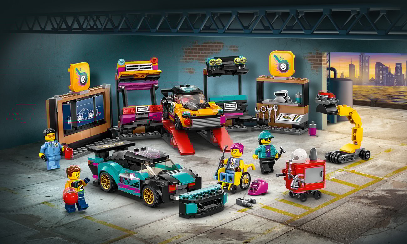 LEGO City Warsztat tuningowania samochodów