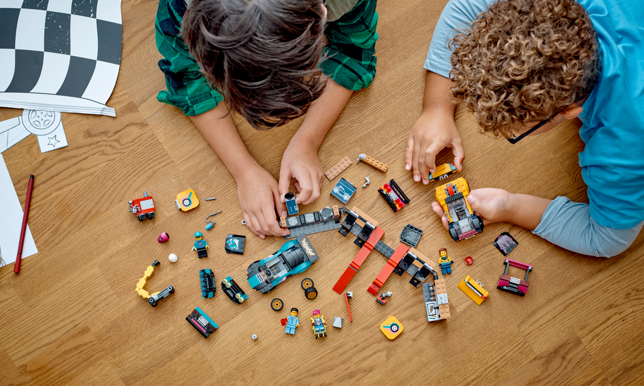 zabawa klockami lego city