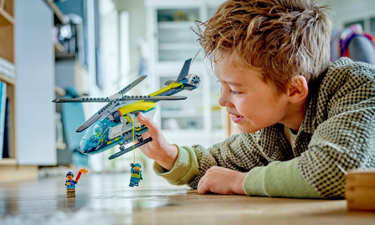 helikopter z klocków lego