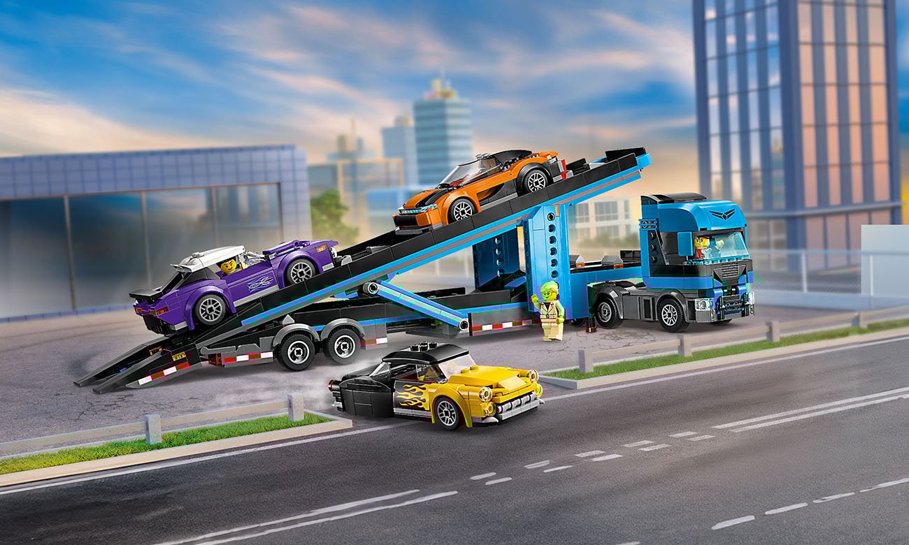 LEGO City Laweta z samochodami sportowymi 60408