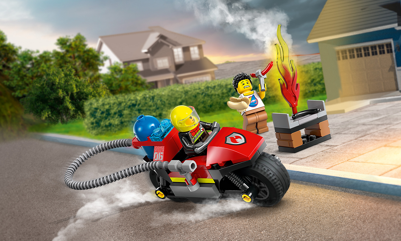 LEGO City Strażacki motocykl ratunkowy
