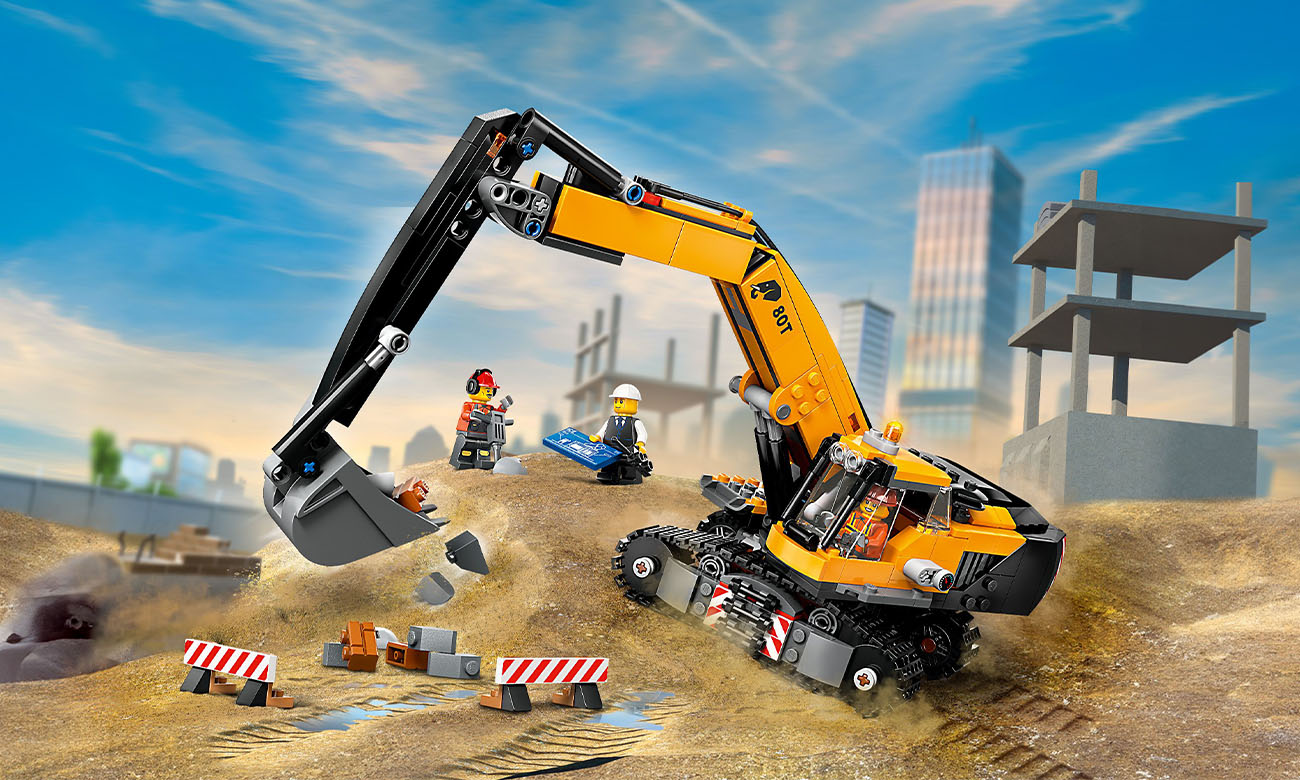 LEGO City Gelber Bagger 60420