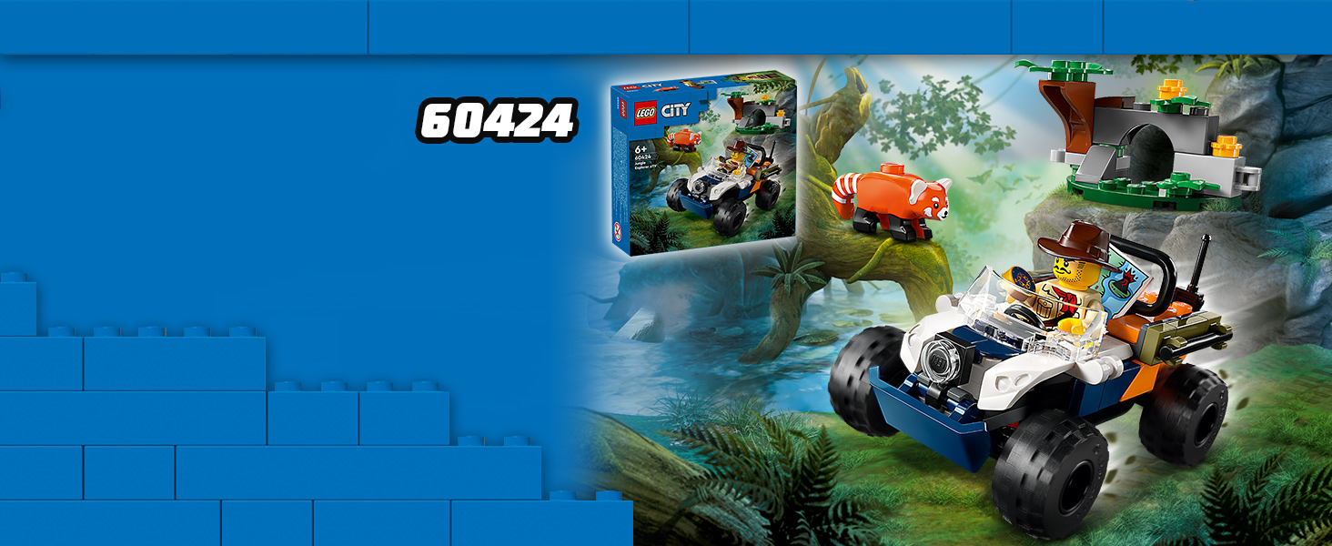 Quad badacza dżungli z pandą czerwoną (60424)