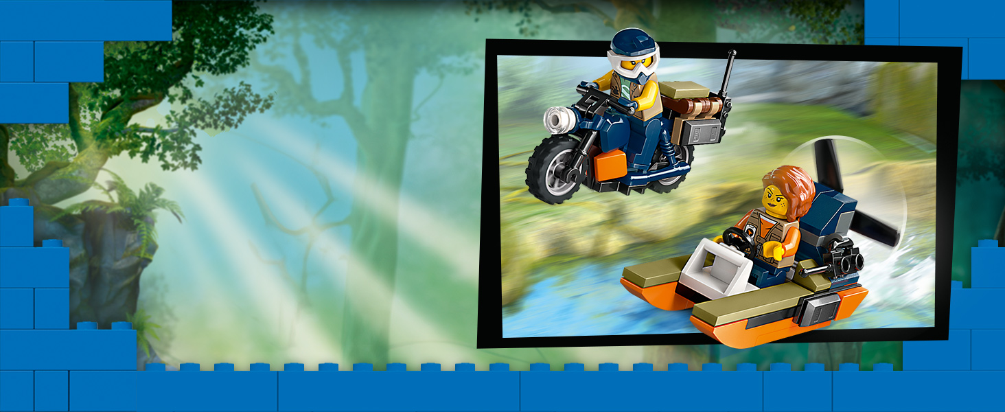 Atrakcje z poszukiwaczami przygód w dżungli