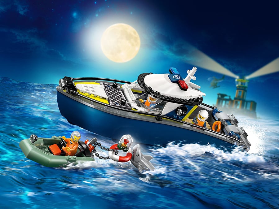 LEGO City 60456 Pościg łodzią policyjną