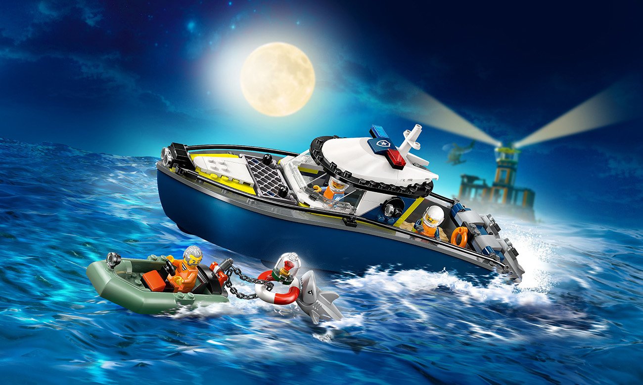 LEGO City 60456 Pościg łodzią policyjną