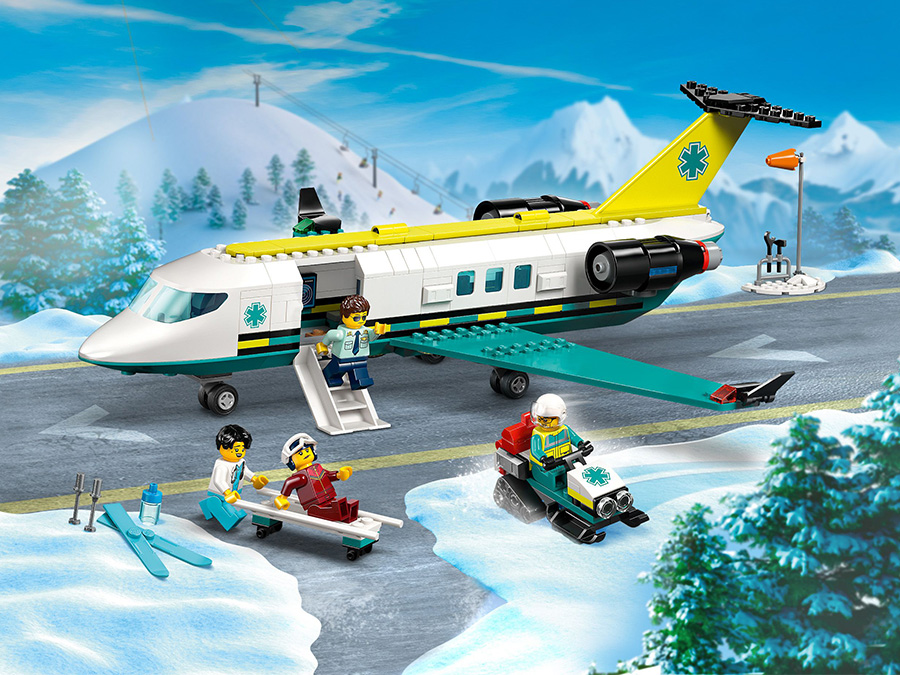 LEGO City 60465 Samolot pogotowia ratunkowego