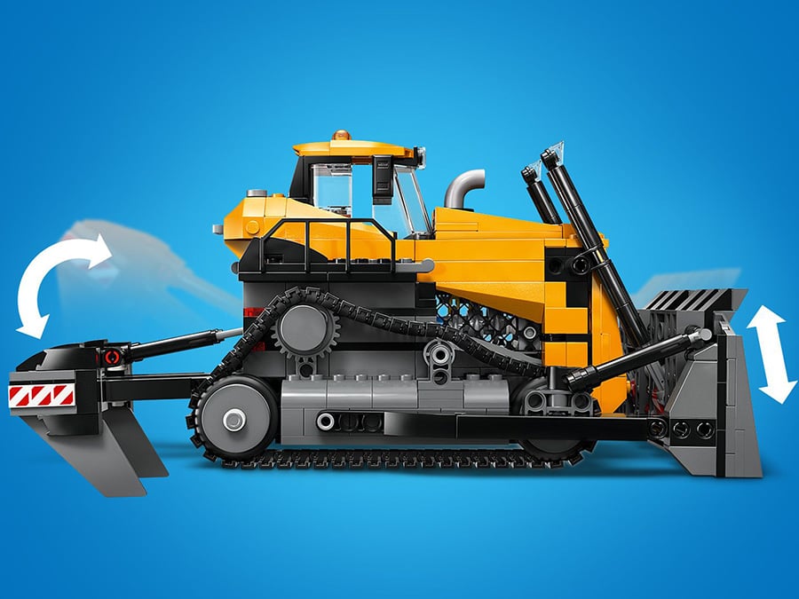 LEGO City 60466 Żółty buldożer realistyczny model