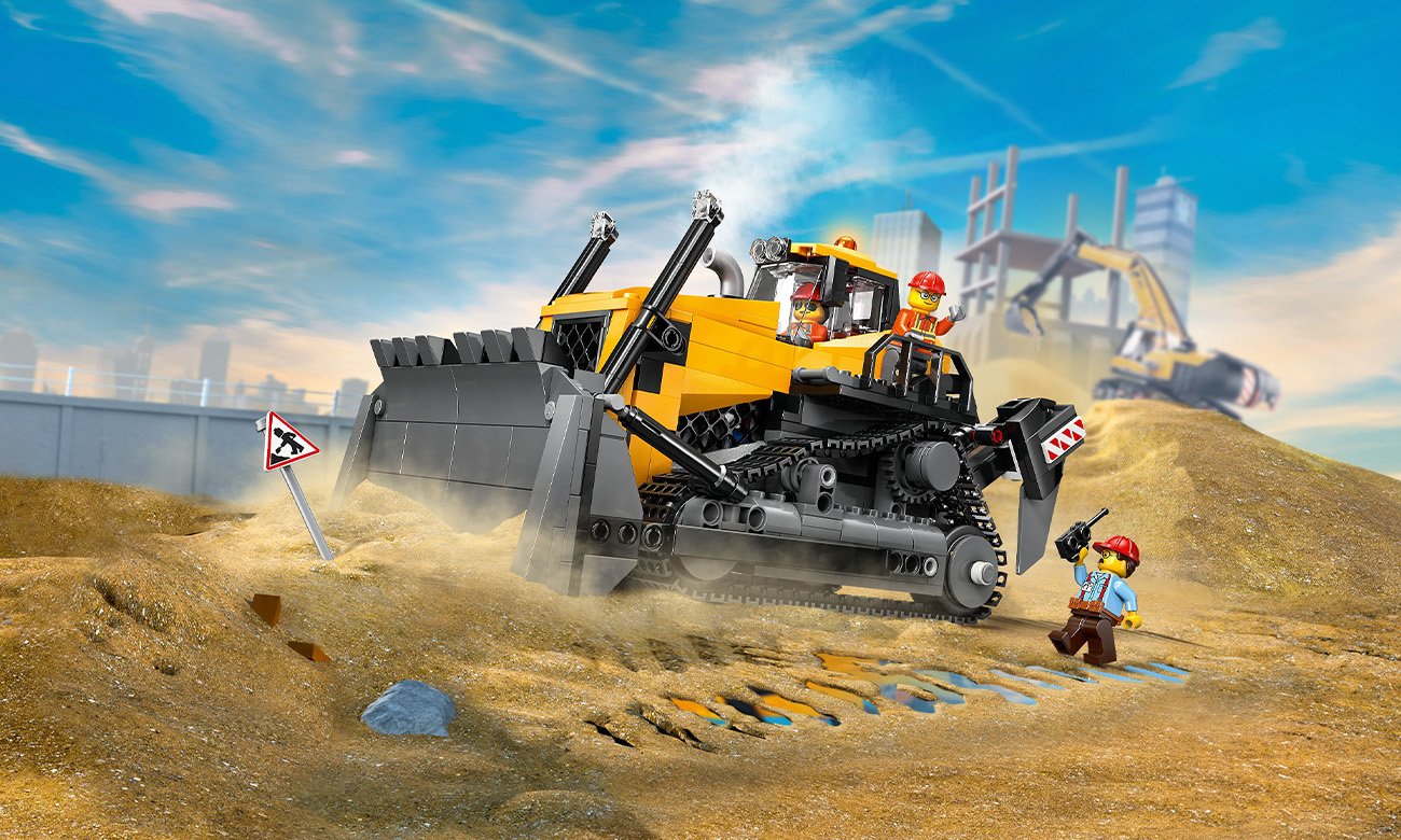 LEGO City 60466 Żółty buldożer