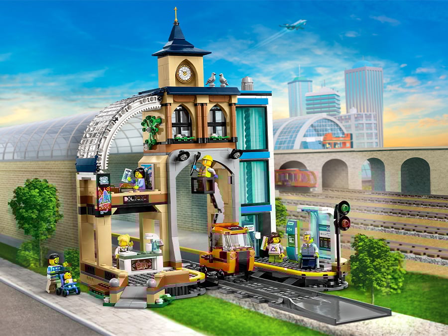 LEGO City 60469 Centralny dworzec kolejowy