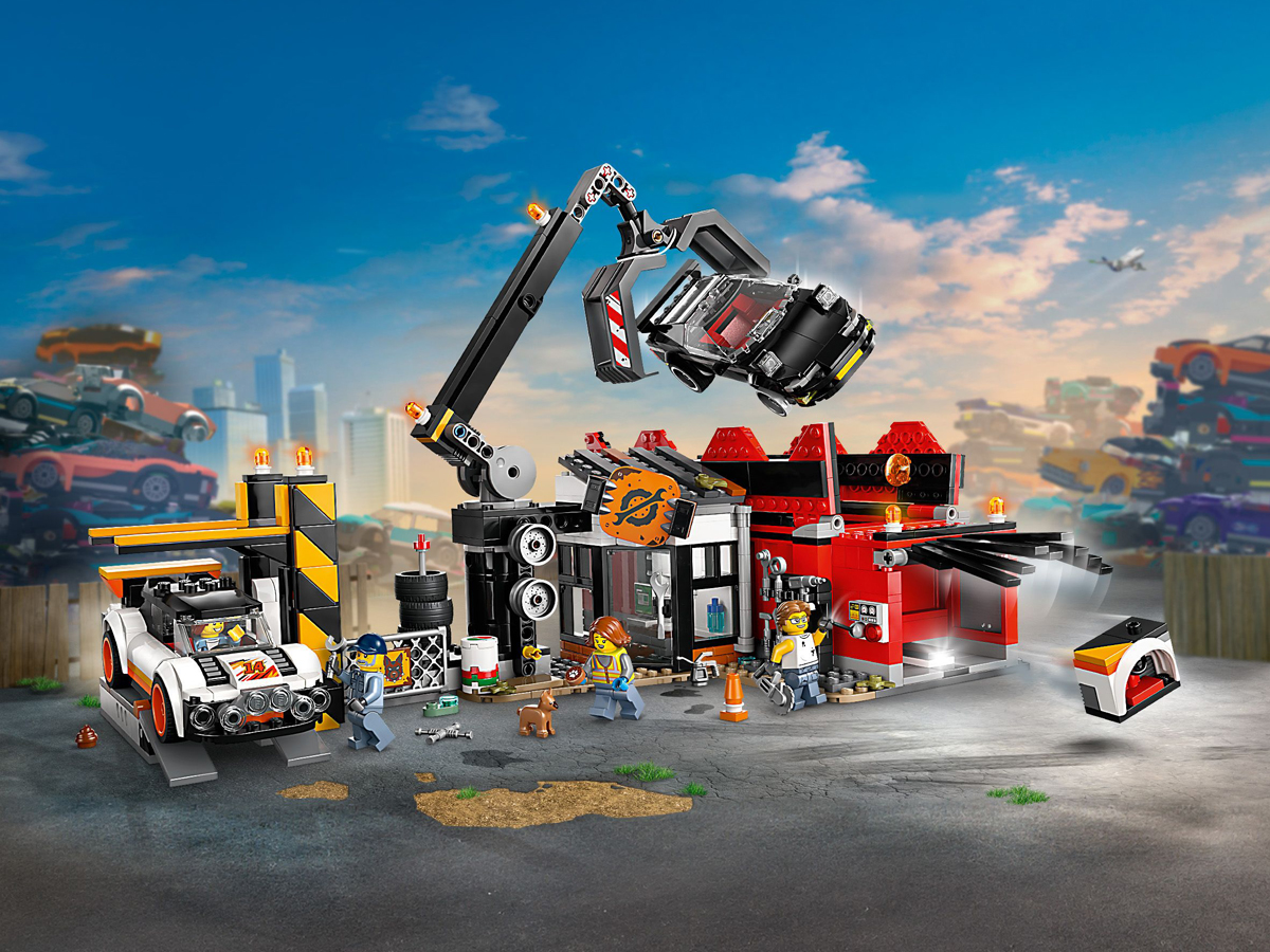 LEGO® City Schrottplatz mit Autos 60472