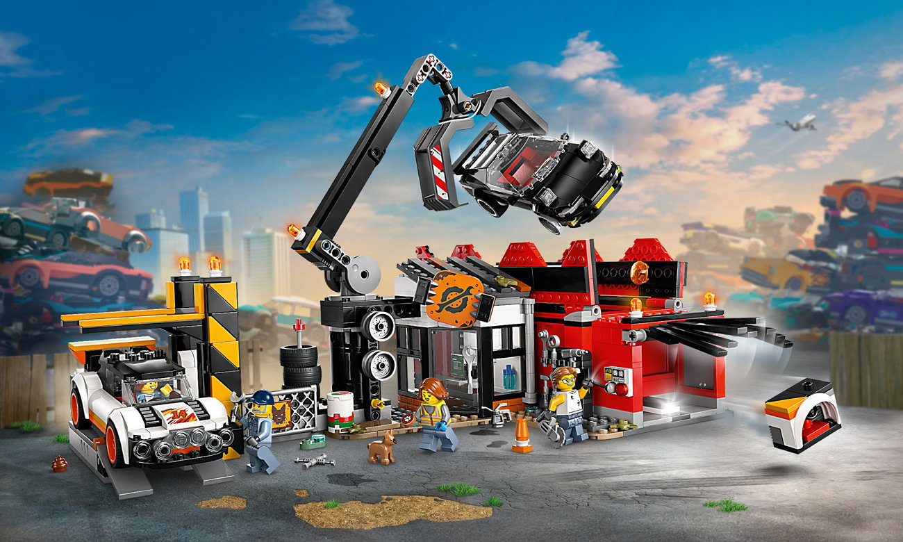 LEGO® City Schrottplatz mit Autos 60472