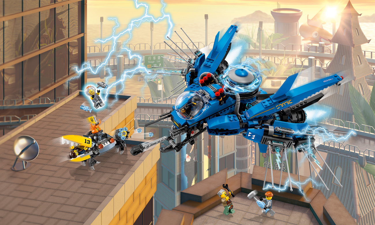 THE LEGO® NINJAGO® Movie™ Odrzutowiec Błyskawica