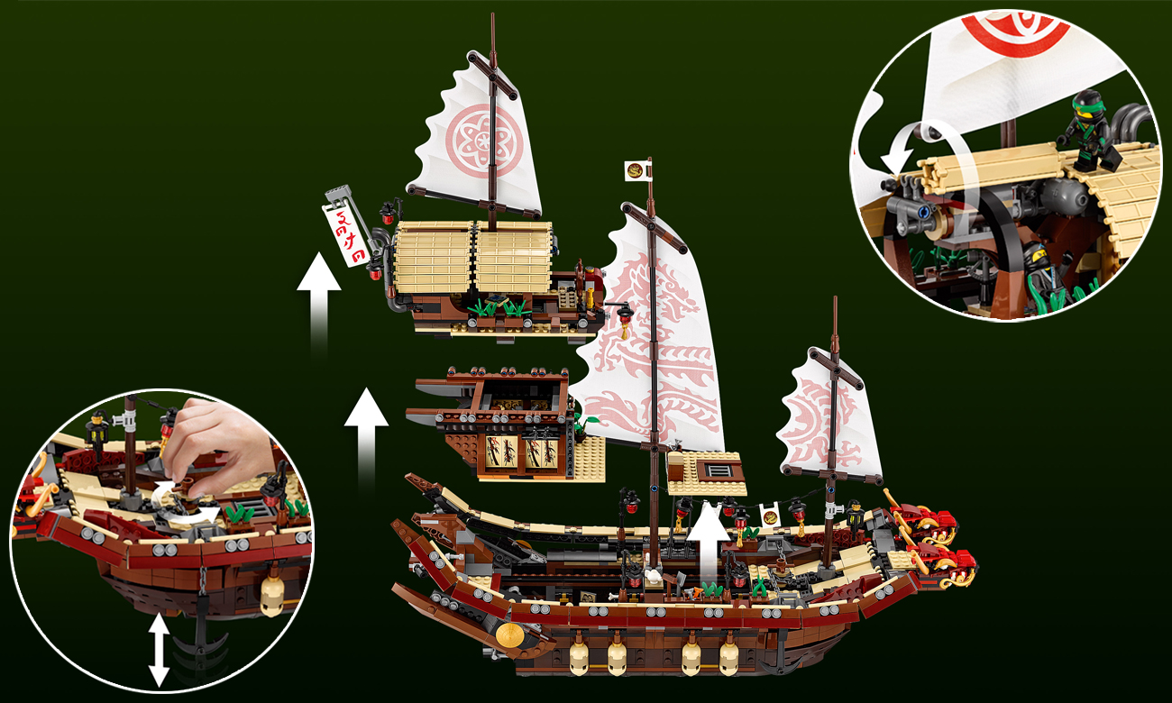 lego ninjago statek