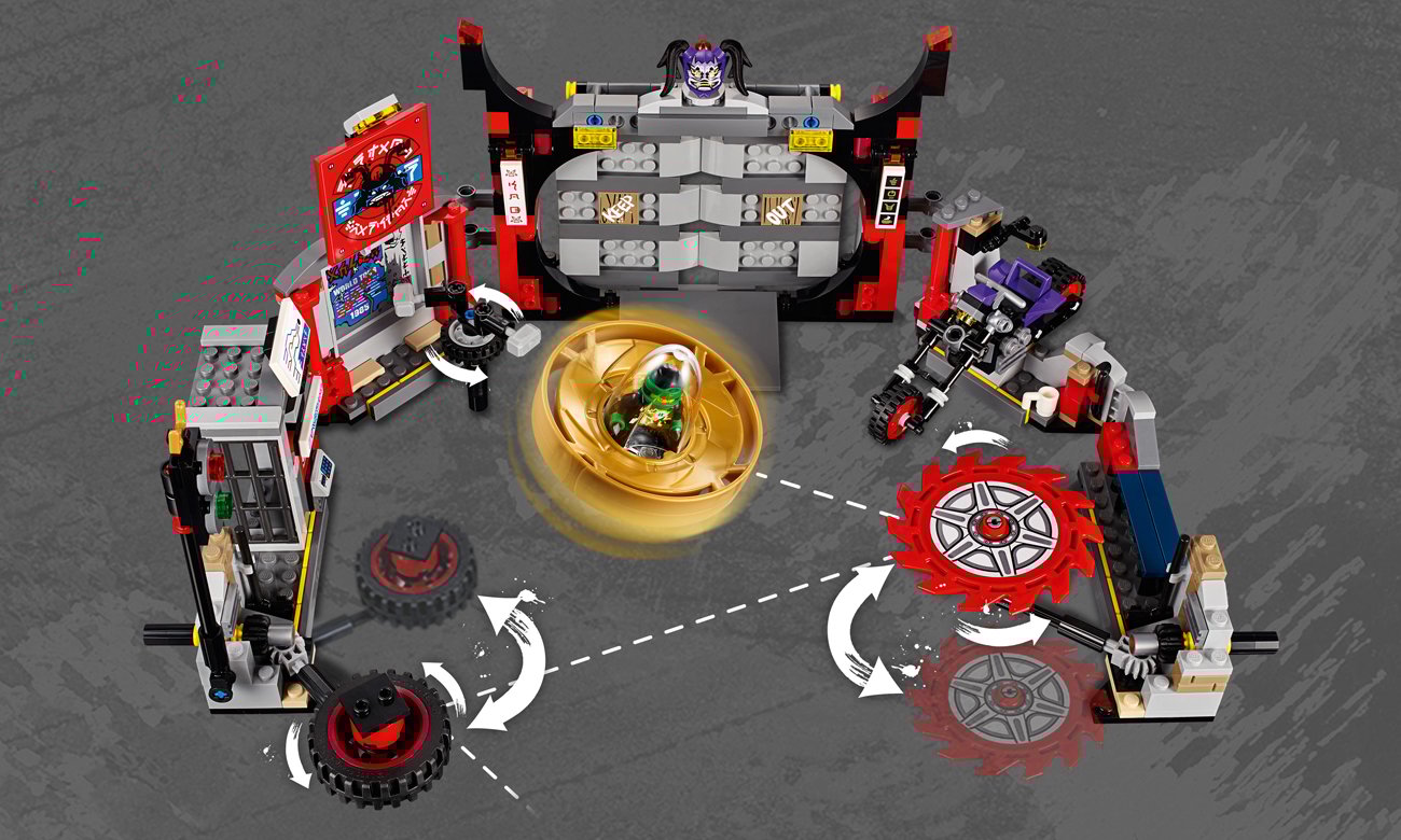 lego ninjago pojazd motocykl