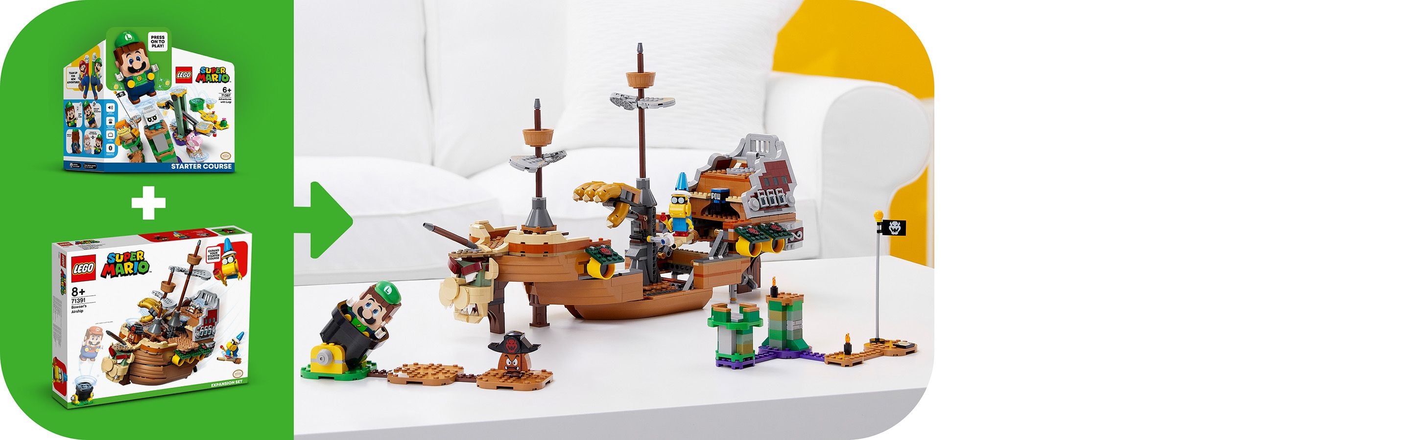 Łącz z innymi zestawami LEGO® Super Mario™