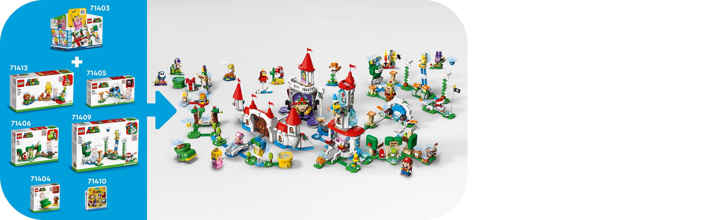 Łącz z innymi zestawami LEGO® Super Mario™