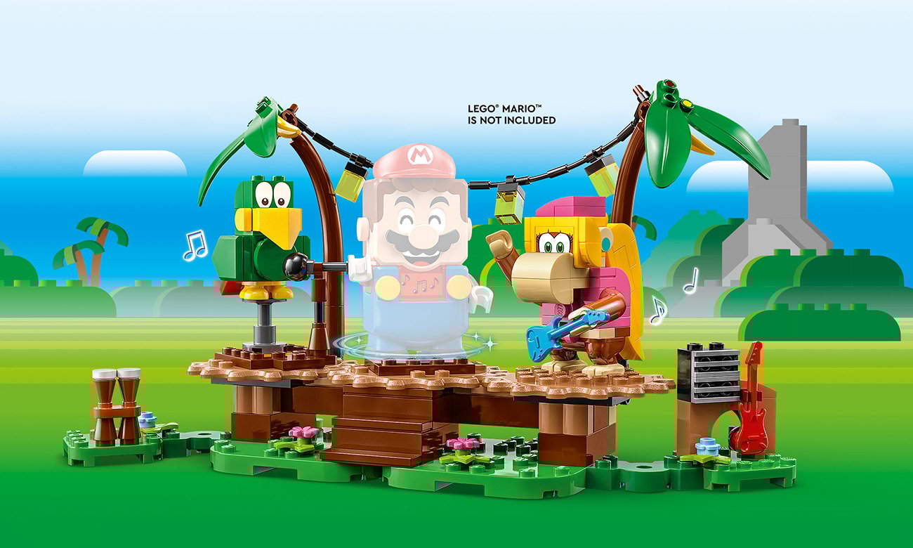 LEGO Super Mario Dżunglowy koncert Dixie Kong — zestaw rozszerzający 71421