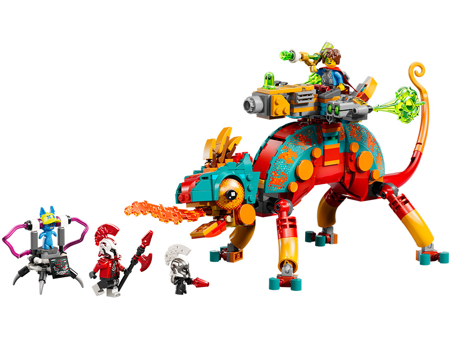 LEGO DREAMZzz Ognisty kameleon Mateo 71492 zawartość zestawu