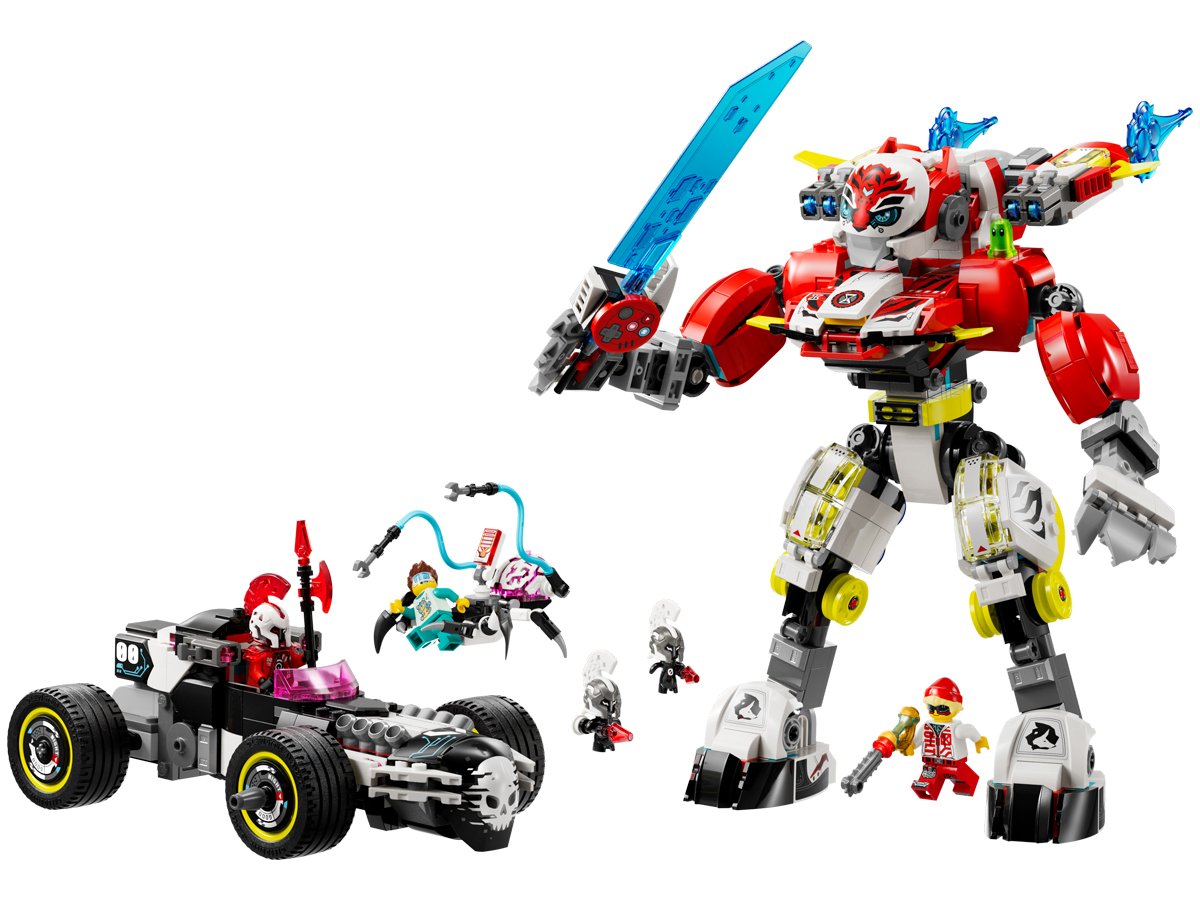 LEGO DREAMZzz 71497 Tiger-Mech von Cooper und Hot Rod Zero