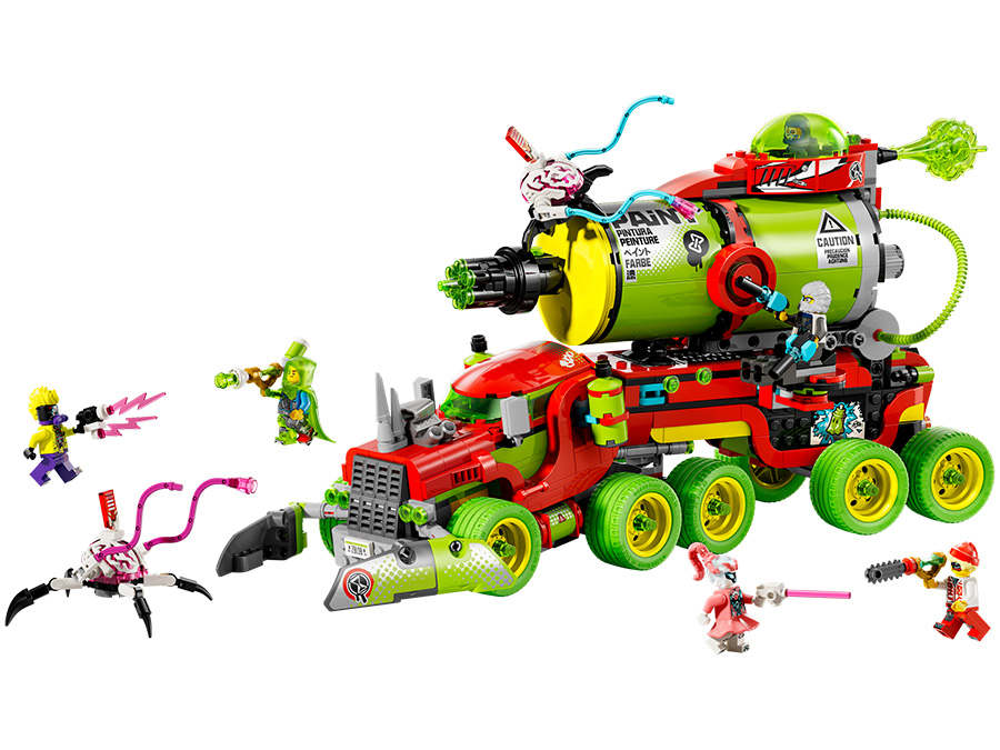 LEGO DREAMZzz Sprayowa ciężarówka Mateo 71499 zawartość zestawu