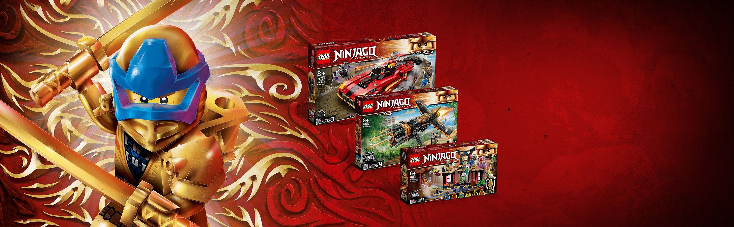 4 złoci ninja do zebrania