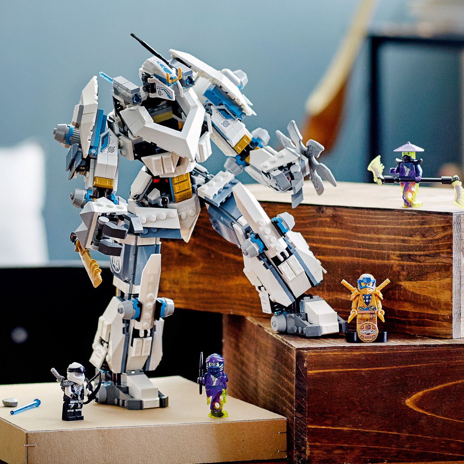 Cztery minifigurki LEGO® NINJAGO® w zestawie