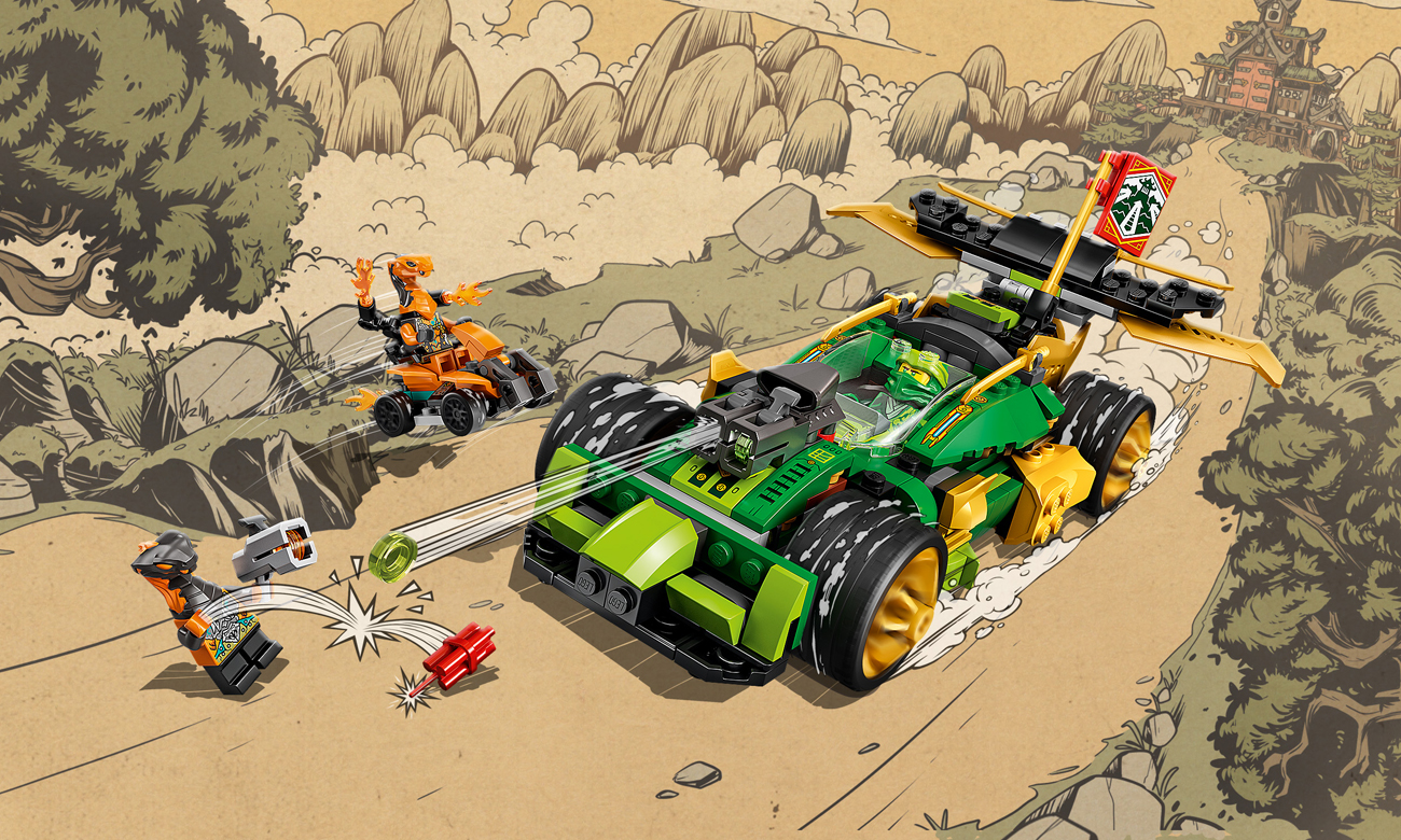 LEGO NINJAGO Samochód wyścigowy Lloyda Evo