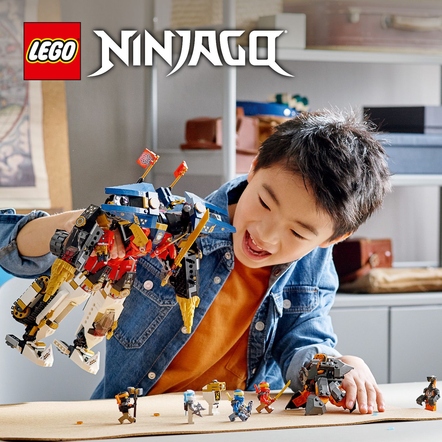 Niesamowity zestaw NINJAGO® z mechem 4 w 1