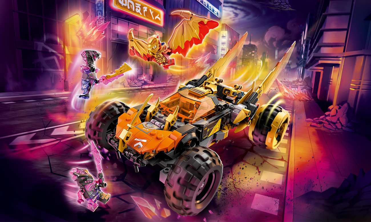 LEGO NINJAGO Smoczy krążownik Cole’a