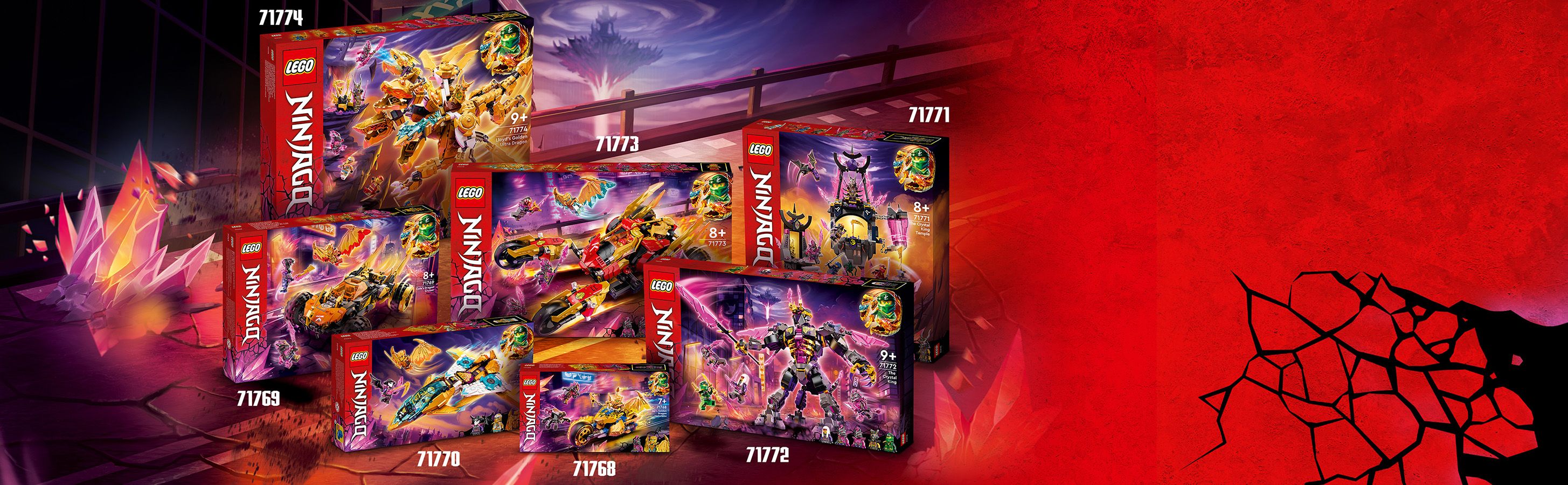 Zbierz inne zestawy NINJAGO®: Crystallized