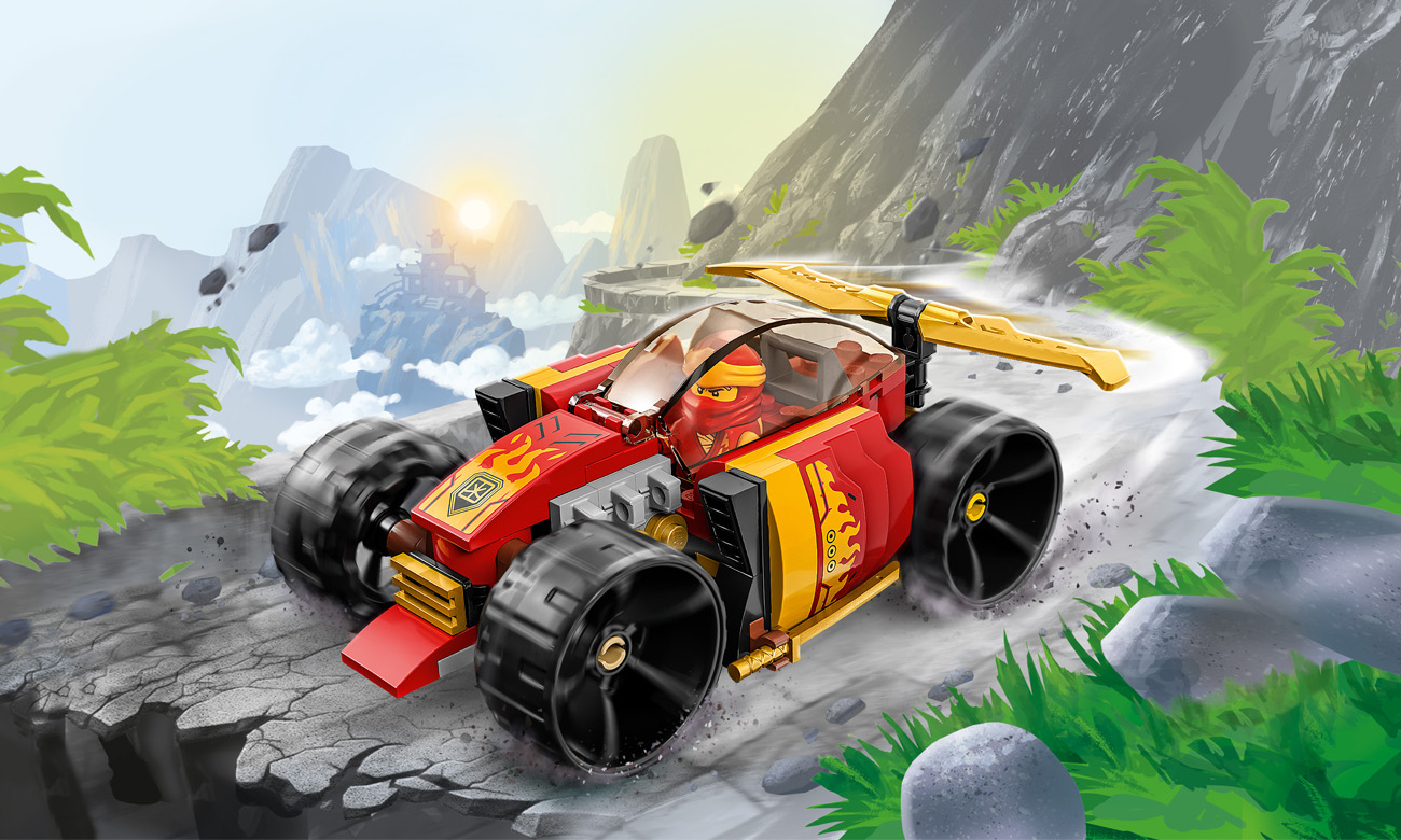 LEGO® NINJAGO® Samochód wyścigowy ninja Kaia EVO