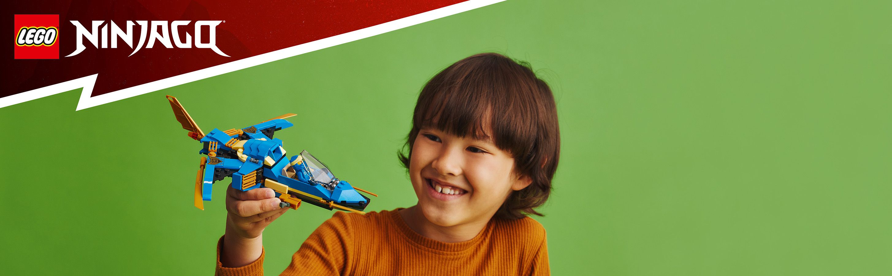 Sięgnij nieba dzięki zestawowi z samolotem ninja