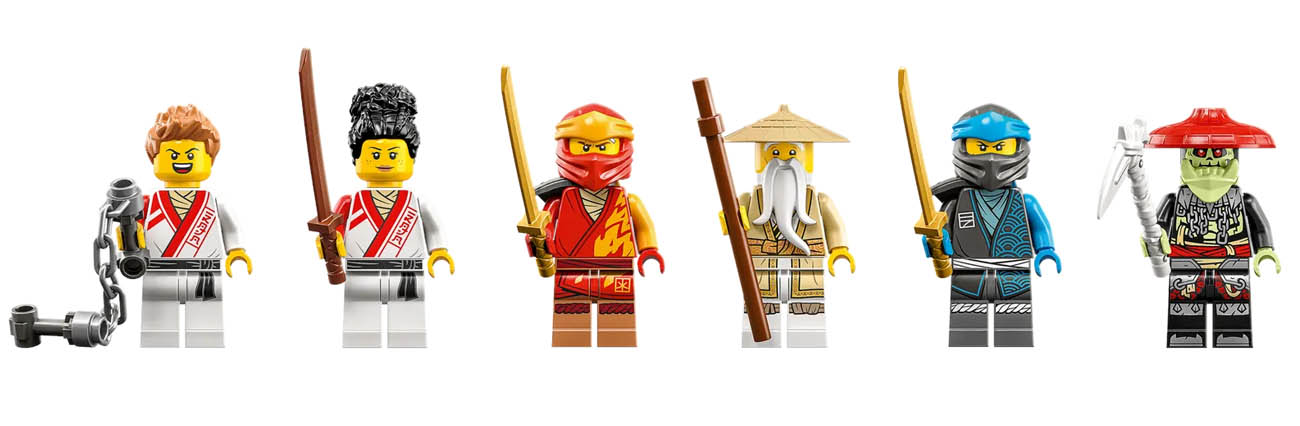 Minifigurki w zestawie LEGO® NINJAGO® 71787