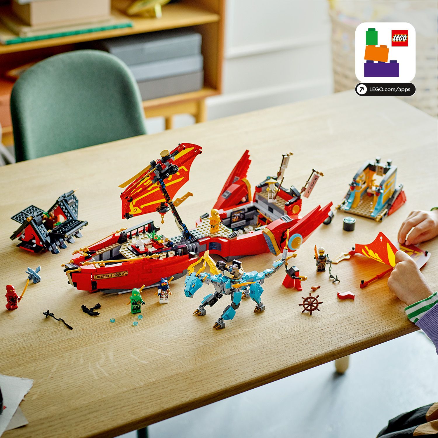 LEGO Ninjago 71797 Perła Przeznaczenia - wyścig z czasem - Klocki LEGO ...
