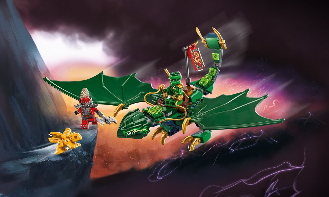 LEGO® NINJAGO® Lloyds grüner Walddrache 71829