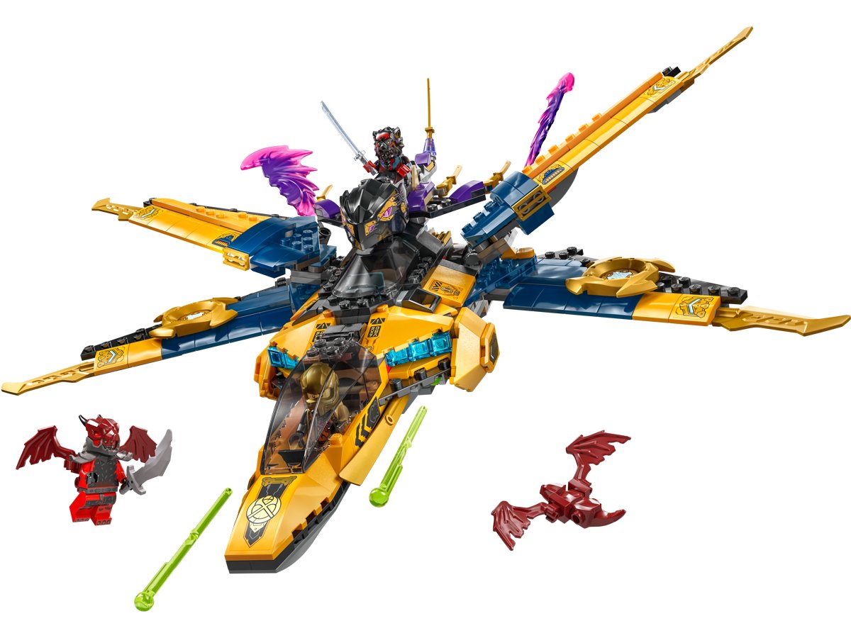 LEGO Ninjago 71833 Sturm-Superjet von Lord Ras und Arin