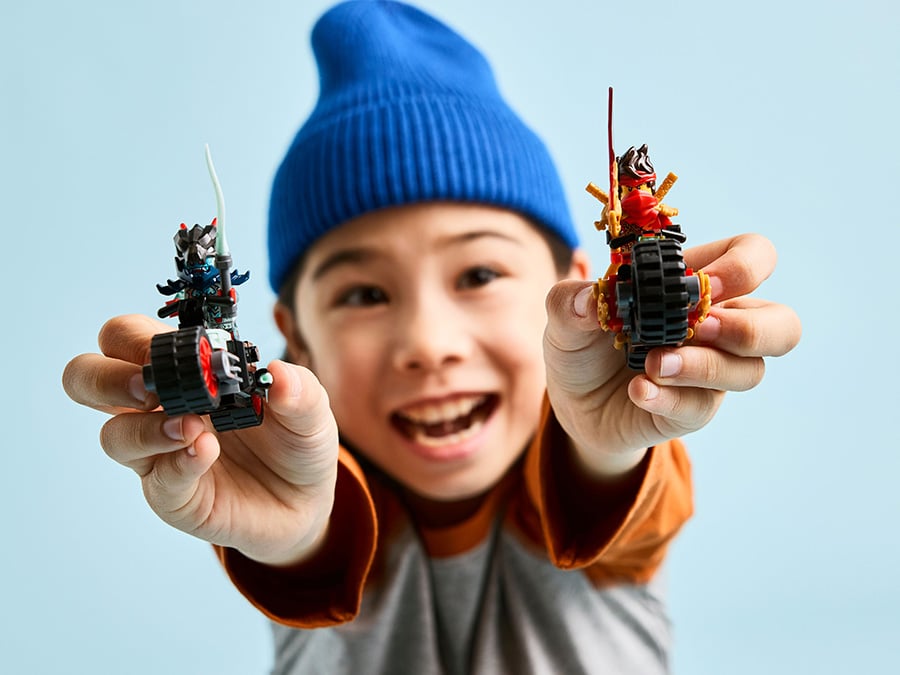 LEGO NINJAGO Wyścig motocyklowy Kaia 71838 zabawa
