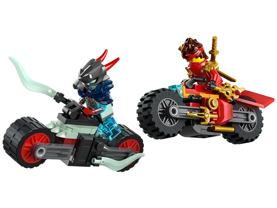 LEGO NINJAGO Wyścig motocyklowy Kaia 71838 zawartość zestawu