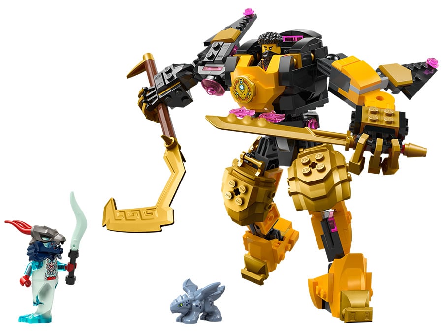 LEGO NINJAGO Mech bojowy Spinjitzu Arina 71839 zawartość zestawu