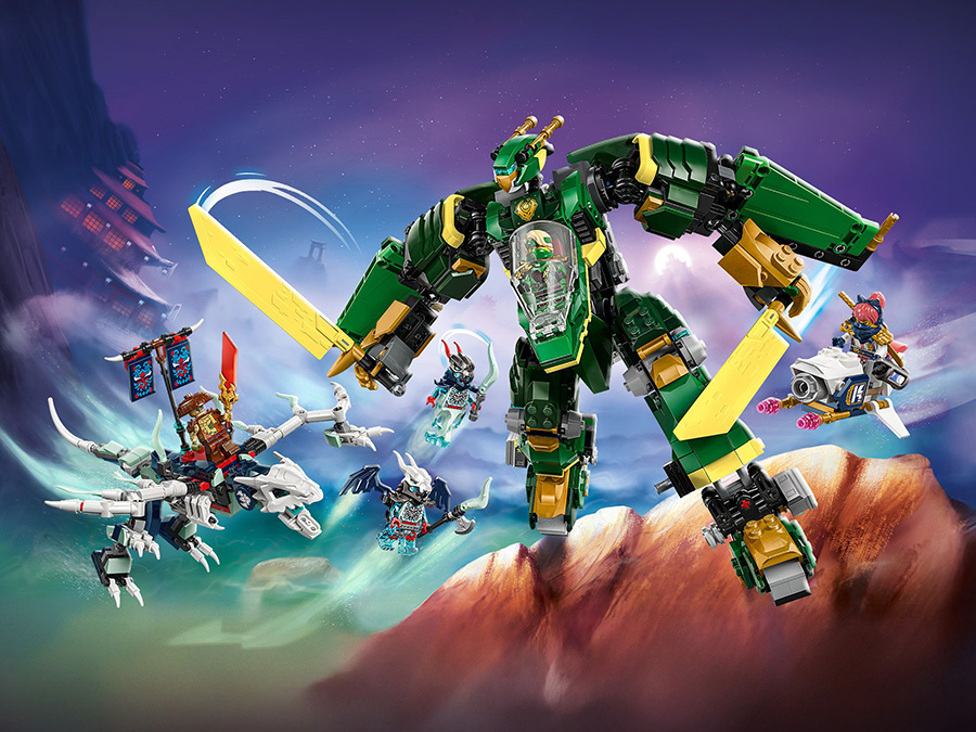 LEGO NINJAGO Odrzutowy mech Lloyda 71845