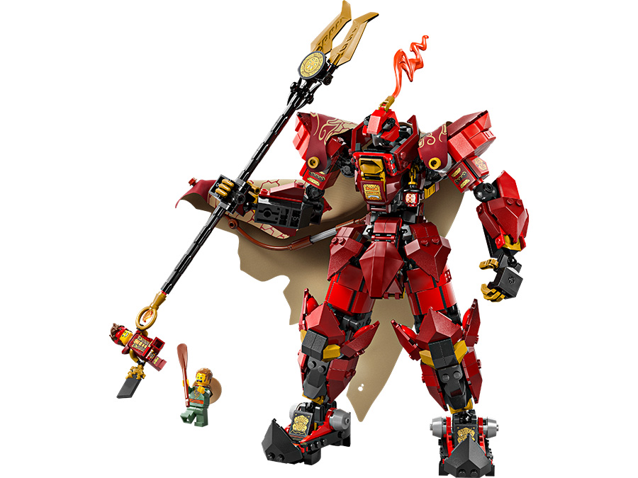 LEGO NINJAGO Mech ognistego rycerza 71846 zawartość zestawu