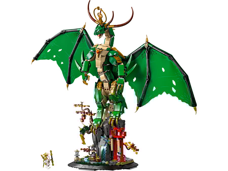 LEGO NINJAGO Smok-strażnik dla nastolatków 71847 zawartość zestawu