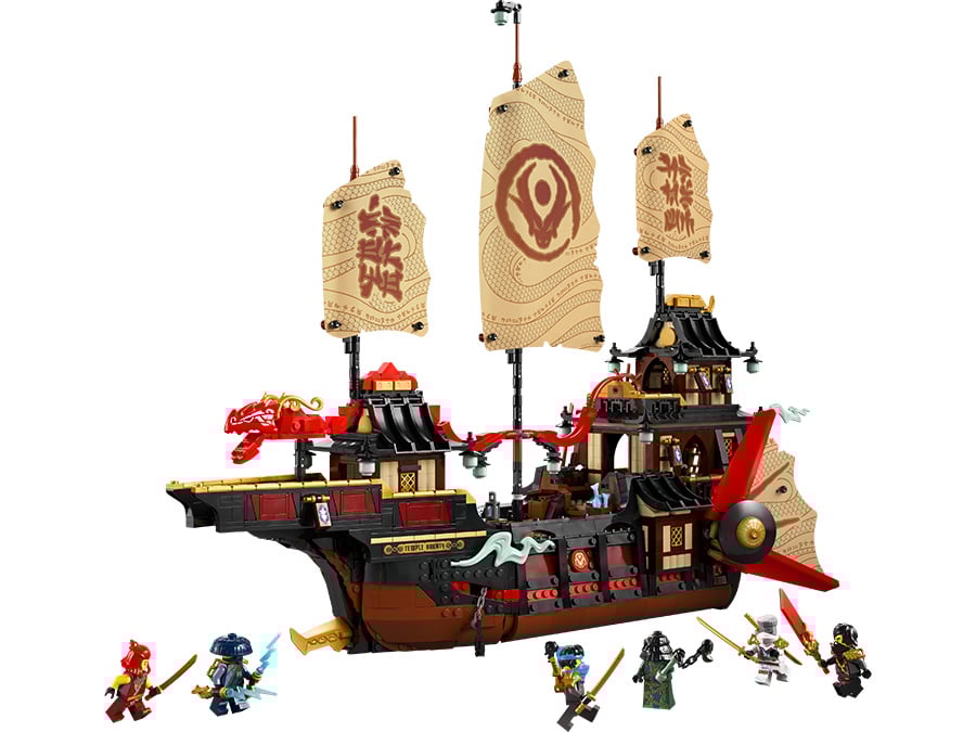 LEGO NINJAGO Perła Świątyni 71848 zawartość zestawu