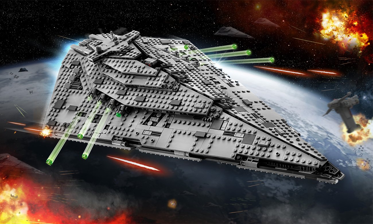 LEGO Star Wars Niszczyciel gwiezdny Najwyższego Porządku