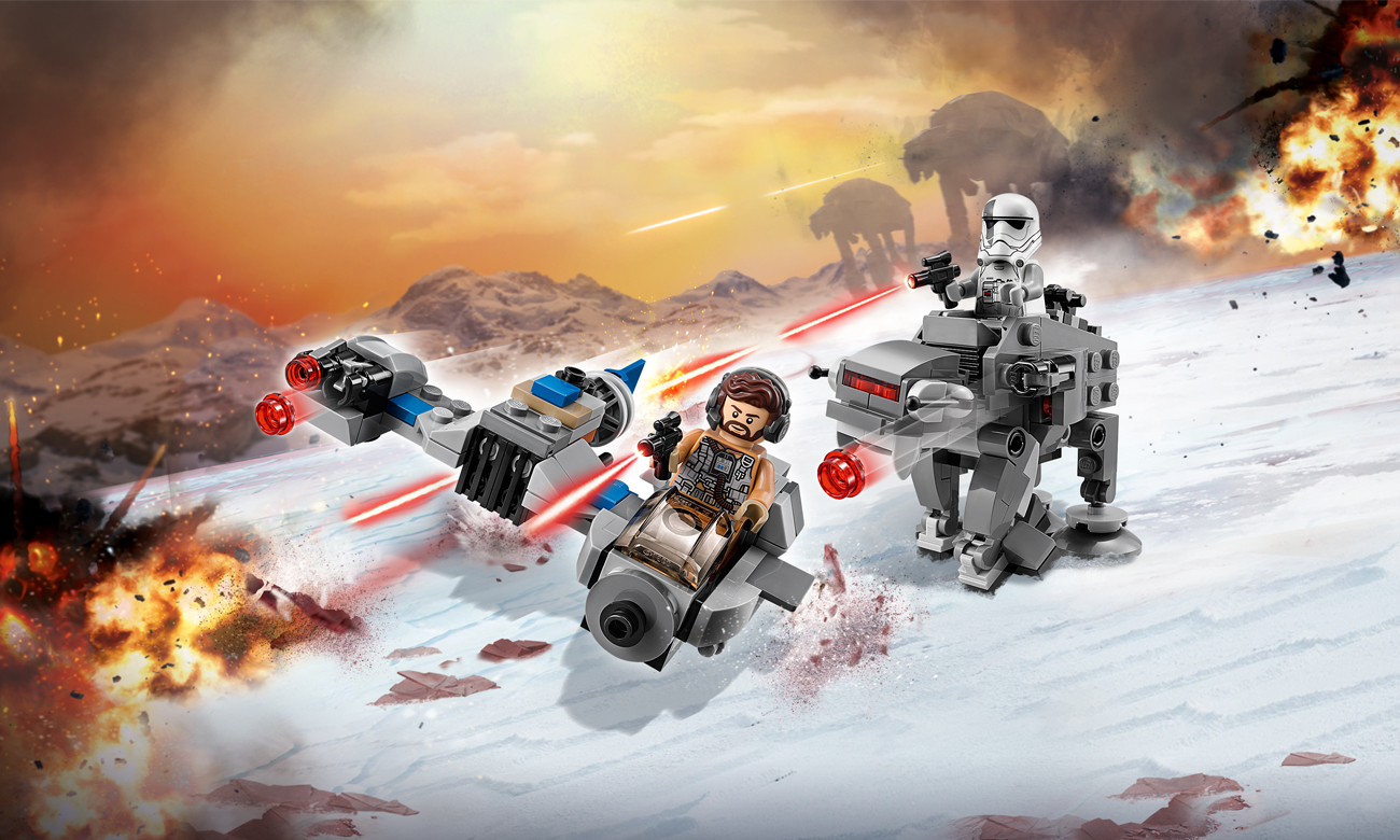 LEGO Star Wars Ski Speeder kontra Maszyna krocząca