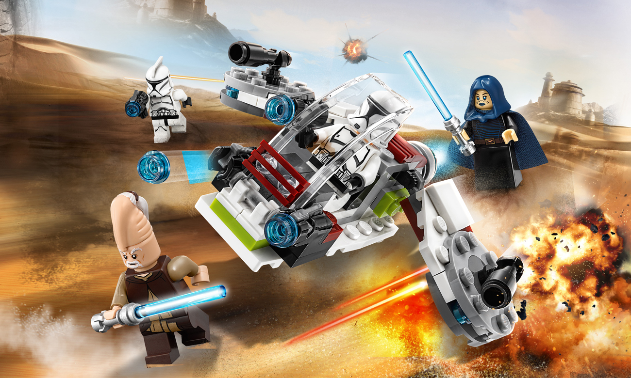 LEGO Star Wars Jedi i żołnierze armii klonów