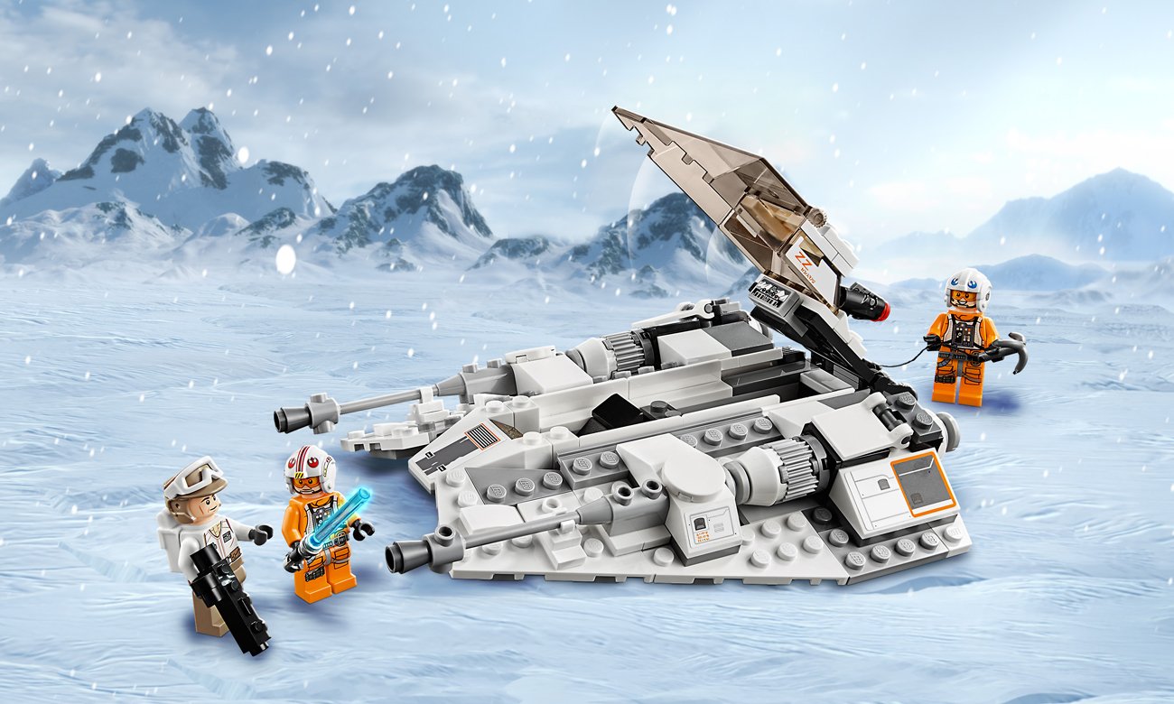 lego gwiezdne wojny śmigacz śnieżny